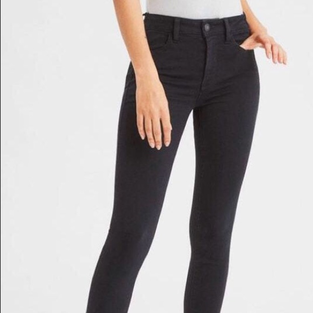 American eagle black jeggings